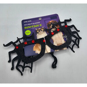 Bootique brand spider-themed pet prop glasses Dog Costume